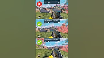 Best FOV Range Settings For Battle Royale in COD MOBILE #shorts #trending #codm