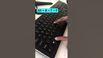 🔥 Excel Shortcut: Change Font Instantly! (Alt + H + F + F) #Shorts