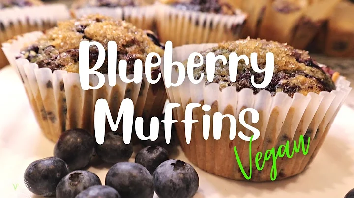 🫐How to make Homemade Blueberry Muffins | No Dairy | No Egg | Vegan Delicious!