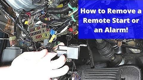 Car Alarm Removal Made EASY Without Damaging Your Vehicle!