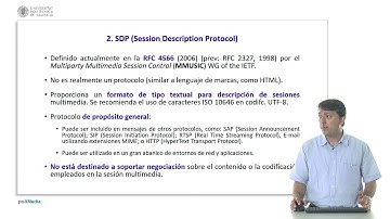 Protocolo SDP |  | UPV