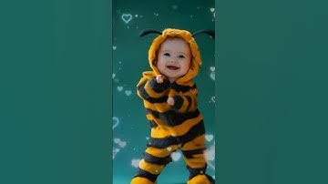 Happy Baby Laughing and Dancing with Fun