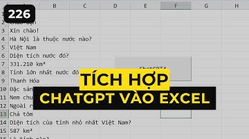 Cách tích hợp ChatGPT vào Excel - Trải nghiệm AI trong công việc