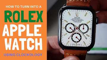 How to change Apple Watch face using Clockology | Turn into Rolex Apple Watch | Clockology tutorial
