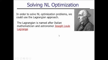Solving Nonlinear Problem with Two Constraints Using Lagrangian Method(In Arabic)