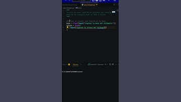 Calcular el área de triangulo en Python.