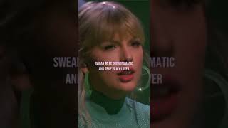 Taylor Swift live singing Lover song#shorts
