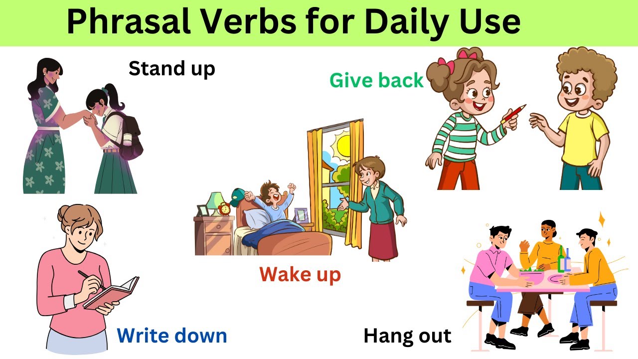 Phrasal Verbs For Everyday Life | Phrasal Verbs | English Vocabulary ...