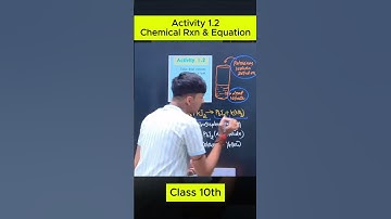 Activity 1.2 – Chemical Reactions & Equations | Class 10 Science | CBSE 2025-26  #cbse2025