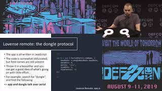 DEF CON 27 - smea - Adventures In Smart Buttplug Penetration testing by HackersOnBoard 2,107 views 4 years ago 45 minutes
