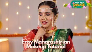 महाराष्ट्रीयन ब्रायडल मेकअप लुक Ft. @UrmilaNimbalkar | Indian Bridal Makeup Tutorial