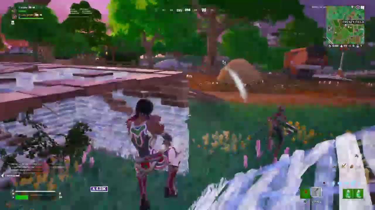 Fortnite arena  gameplay on old gen 4k