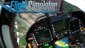 *REALISTIC GRAPHICS* - LOW LEVEL FLIGHT TRAINING - F/18 - MSFS2020