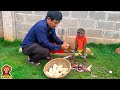 Grandpa takes YoYo Jr to harvest vegetables and cook delicious food | Full version