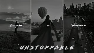 Sia - Unstoppable (Lyrics) | Aesthetic Status | English Song WhatsApp Status
