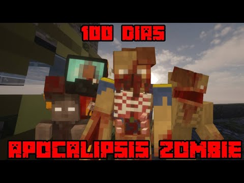 Sobreviví 100 DIAS en un Apocalipsis Zombie EN MINECRAFT🧟 - Parte 1
