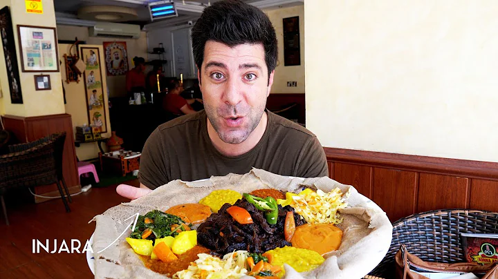 Trying ETHIOPIAN 🇪🇹 injera for the FIRST time