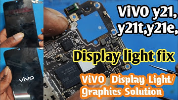 ViVO y21 Display Light / graphics solutions fix
