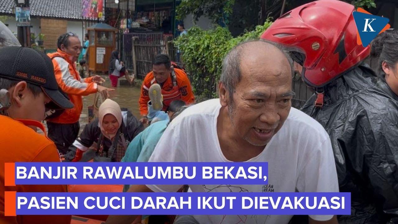 Rawalumbu Bekasi Banjir, Pasien Cuci Darah Dievakuasi