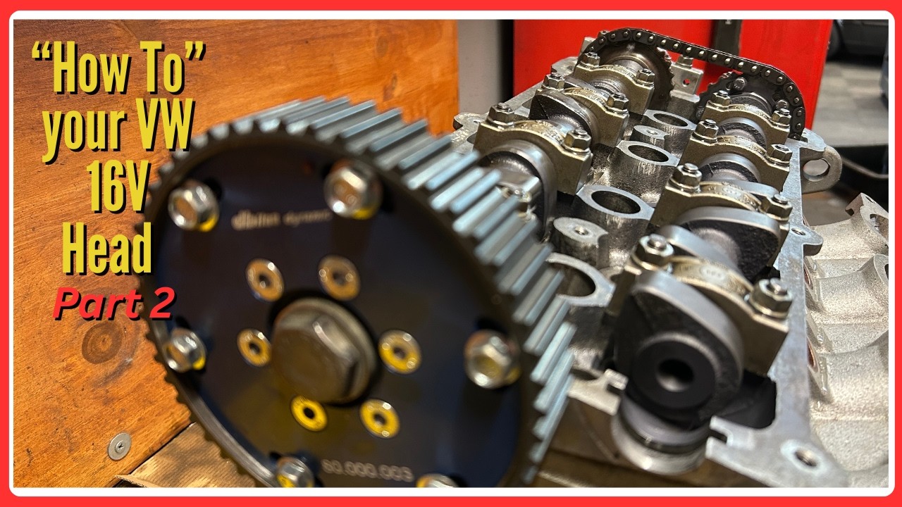 Как снять/установить головку блока цилиндров ABF KR PL 9A на вашем VW Golf 16V. Часть 2.