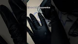 life as a tattoo apprentice lol #tattoo #tattoopractice #tattooapprentice #tattooapprenticeship