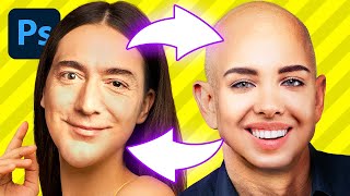 How To Face Swap in Photoshop 👩 🔄 👨 (Tutorial)