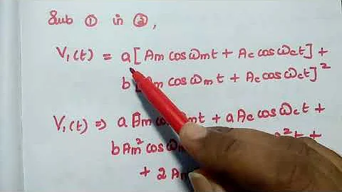 Generation of AM Waves - Square Law Modulator - Switching Modulator