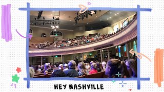 Views from various seats in Nashville venues | I search for the best seat in the house