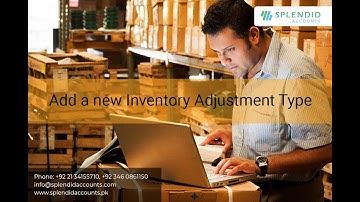 How to Add new Adjustment Type in Splendid Accounts - ERP