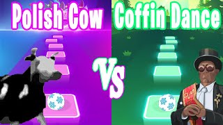 Polish Cow Song VS Coffin Dance Song - Tiles Hop EDM RUSH!