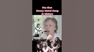 The First Heavy Metal Song in History
