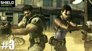Resident Evil 5 - Playthrough Gameplay Chapter 2-1 PART 3 (Shield Android TV)
