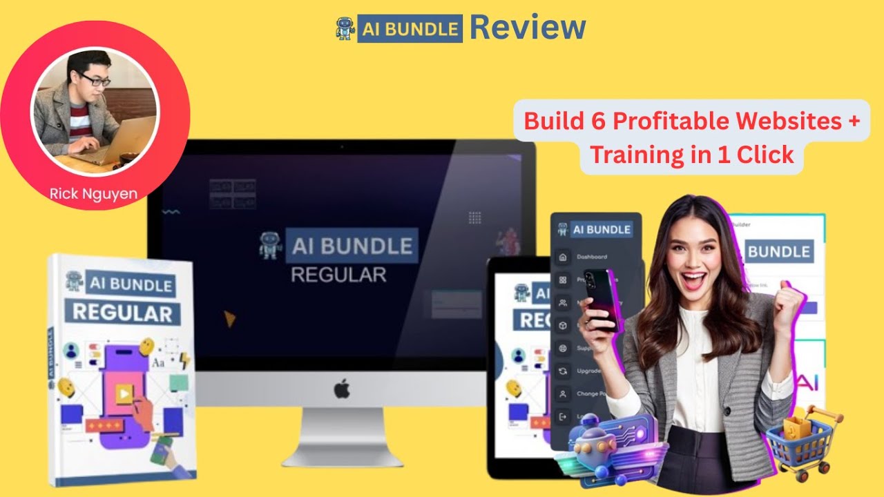 AI Bundle Review + Demo Video: Build 6 Profitable Websites + Training in 1 Click