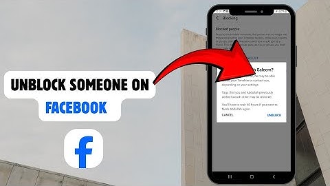 How To Unblock Someone On Facebook (2025)