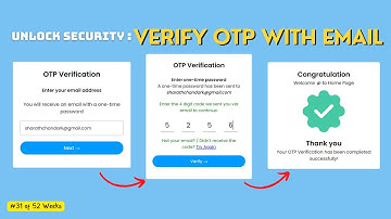 Unlock Security: OTP Generator with Email Verification using JavaScript