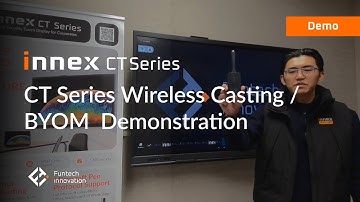 Demo | Wireless Casting & BYOM in Innex Meeting Hub CT Series | FunTech Innovation