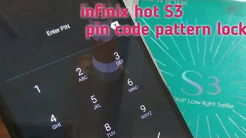Lupa password pattern infinix Hot S3 X773 factory reset recovery