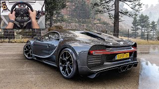 1500HP Bugatti Chiron - Forza Horizon 5 | Logitech G923 Steering Wheel