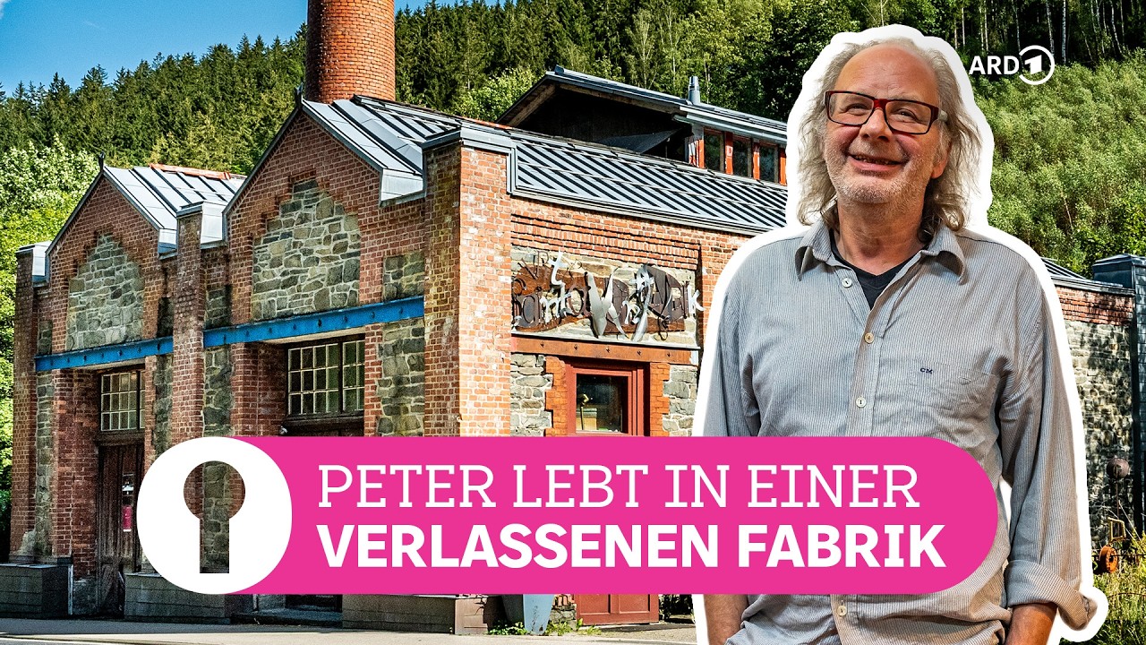 Industrie-Ruine wird zur Kunstfabrik: So wohnt Künstler Peter Sußner | ARD Room Tour