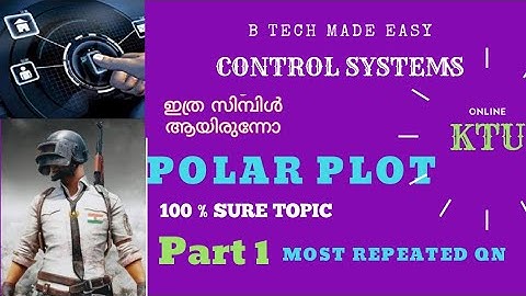Polar plot Part 1: Control Systems /sure topic/repeated university question solution
