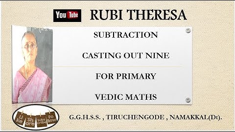 Casting Out Nine _ Subtraction