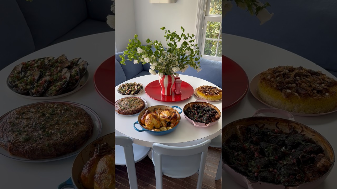 My holiday menu for the Jewish New Year