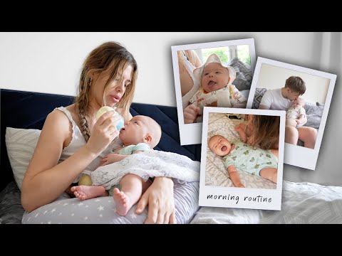 Realistic Morning Routine With A Newborn