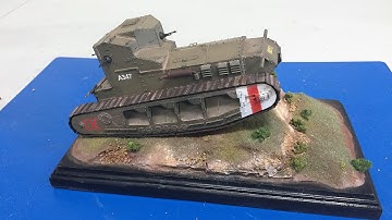 Building a simple Diorama base to display your 1/35 Meng Whippet