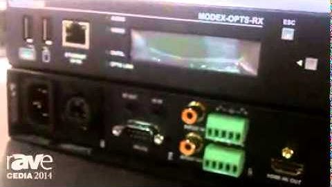 CEDIA 2014 Lightware Features 25G 80x80 Multi Layer Video Matrix Router Modex Modular Extenders
