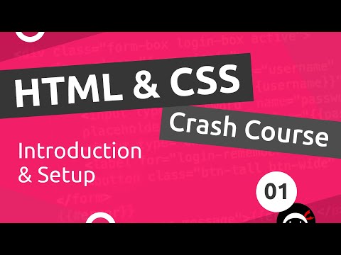 HTML & CSS Crash Course Tutorial #1 - Introduction