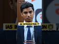 I A S INTRODUCTION  || IAS Mock interview 🚨 #ias #ips #upsc #shortsfeed #drishti #education #shorts