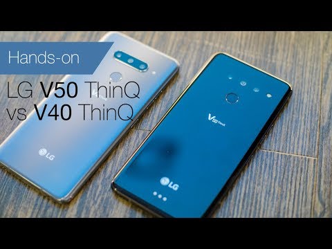LG V50 ThinQ vs V40 ThinQ comparison