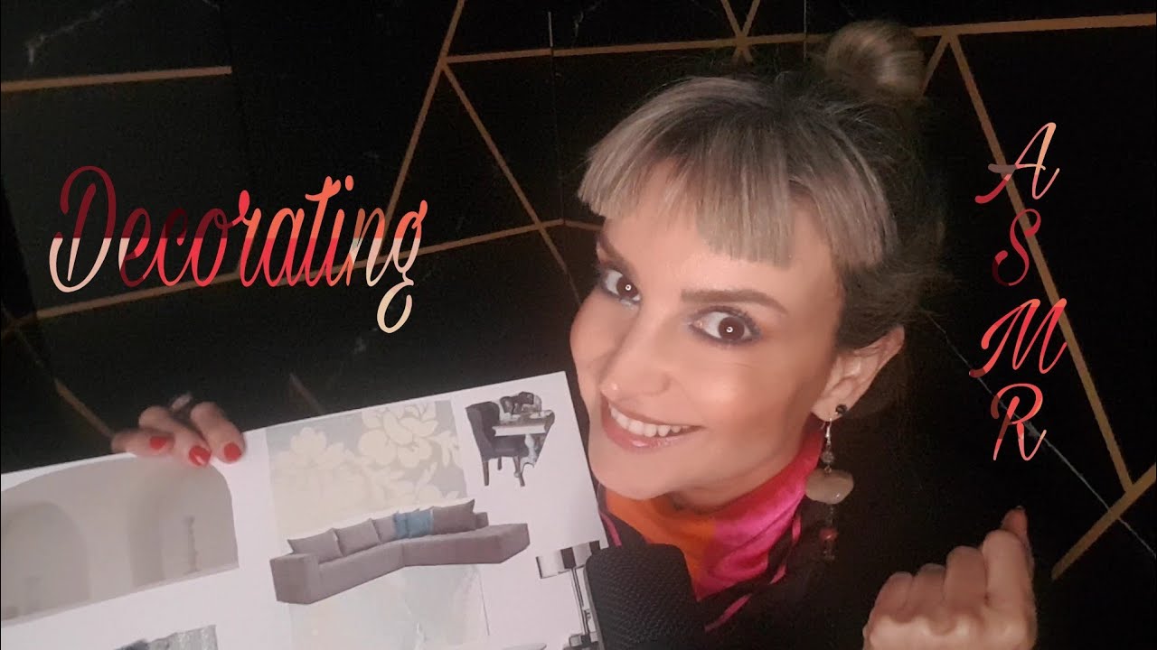 Greek asmr | Decorating | Διακοσμώντας τον χώρο σας | Whispering | Scratching | Role play