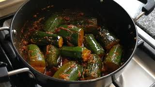 Whole Stuffed Spicy Courgette Curry